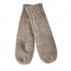 SEEBERGER | ladies basic mitten gloves with lining marron clair
