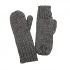SEEBERGER | ladies basic mitten gloves with lining anthracite