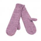 SEEBERGER | ladies basic mitten gloves with lining viola