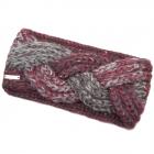 SEEBERGER | Bandeau femme lurex stripe design bordeaux