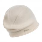 SEEBERGER | Bonnet oversize cachemire blanc laine