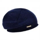 SEEBERGER | Bonnet oversize cachemire bleu