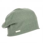 SEEBERGER | Bonnet oversize cachemire vert