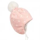 STERNTALER | bonnet b�b� avec pompon, oreillettes et lacets 