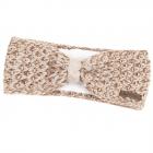 NORTON | Bandeau en laine tricot� pour femme beige