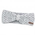 NORTON | Bandeau en laine tricot� pour femme gris clair