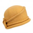 WILLI | Bonnet de baleine femme avec noeud jaune