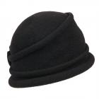 WILLI | Bonnet de baleine femme avec noeud noir