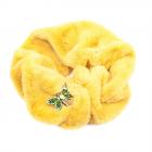 ALESSANDRA BACCI | �charpe femme en �copelliccia jaune