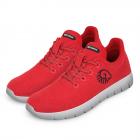 GIESSWEIN | MERINO RUNNERS pour hommes dans la couleur rouge flamme rouge feu