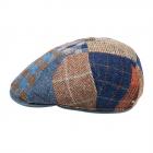 ALFONSO D'ESTE | Casquette plate patchwork 5 panneaux patchwork