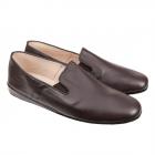 LEONARDOS | Chaussures en cuir Nappa Vitello marron