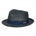 STETSON | Fedora Raffia Crochet bleu