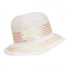 FASHION | CHAPEAU MOU PAILLE POUR FEMME blanc