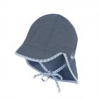 STERNTALER | Casquette � visi�re pour enfants avec protection UV bleu moyen