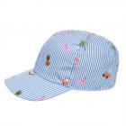 MAXIMO | Casquette � rayures pour enfants bleu clair