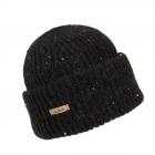 NORTON | Bonnet tricot� oversize pour femmes avec revers noir