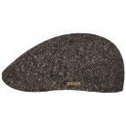 STETSON | Casquette plate six pi�ces 100% laine noir