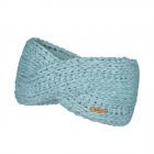 BARTS | Bandeau pour femmes avec d�tail torsad� en laine m�lang�e chaude bleu clair
