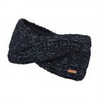BARTS | Bandeau pour femmes avec d�tail torsad� en laine m�lang�e chaude bleu fonc�