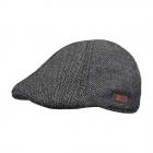 BARTS | Bonnet plat pour homme Driver Cap en laine m�lang�e noir