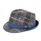 ALFONSO D'ESTE | Chapeau Trilby bleu
