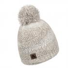 JAILJAM | Bonnet Boucle Lurex avec pompon gris clair