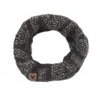 JAIL JAM | Lurex Boucle �charpe 26x34cm noir