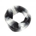 JAIL JAM | Echarpe loop en �co fourrure tiss�e 26x35cm gris
