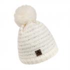 JAIL JAM | Bonnet � pompon avec mini-paillettes blanc