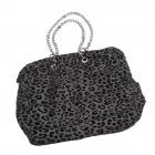 FASHION | SAC � MAIN POUR FEMMES con stampa floccata noir