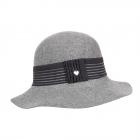 FASHION | Chapeau mou en feutre de laine pour femmes gris