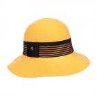 FASHION | Chapeau mou en feutre de laine pour femmes jaune