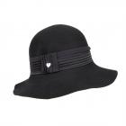 FASHION | Chapeau mou en feutre de laine pour femmes noir