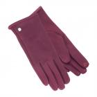 FASHION | Gants �lastiques pour femmes avec fonction �cran tactile bordeaux