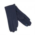 FASHION | Gants �lastiques pour femmes avec fonction �cran tactile bleu