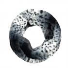 FASHION | Echarpe femme Loop ECOPELLICCIA ANIMALIER 21X78CM noir