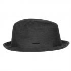 STETSON | Player Black Toyo Chapeau d'�t� pour hommes noir