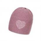 STERNTALER | Fille bonnet tricot� avec application coeur 