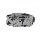 STERNTALER | �charpe tube � assortir bonnet avec des dinosaures gris clair
