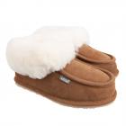 AXELDA | Chaussons en v�ritable peau d'agneau Copenhagen beige/marron/blanc beige