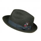 HUTTER | Chapeau Pork Pie Premium fabriqu� � la main en �dition limit�e vert