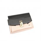 GRANADILLA | Sac en cuir bicolore 38x7,5x17cm - Made in Italy noir