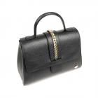 GRANADILLA | Sac en cuir 29x13x20cm avec une cha�ne dor�e noir