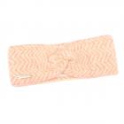 SEEBERGER | Bandeau au design fin en zigzag saumon