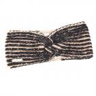 SEEBERGER | Bandeau � rayures multicolores gris