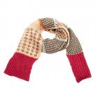 SEEBERGER | M�lange �charpe et structure rouge