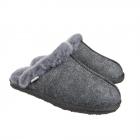 AXELDA | Chaussons homme en feutre de laine Torino anthracite