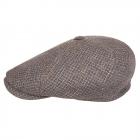STETSON | Casquette Panneau 5 pans en laine vierge/lin bleu