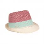 SEEBERGER | Chapeau de paille femme Trilby � rayures 